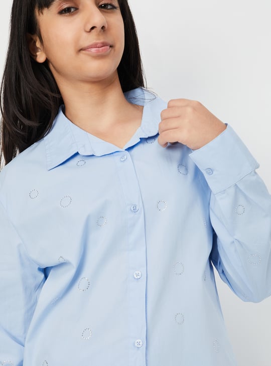 Girls Embellished Shirt