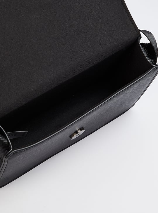 Men Textured Cross Body Bag