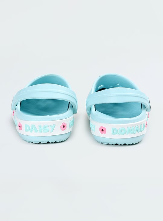 Girls Mickey & Friends Print Clogs with Charms
