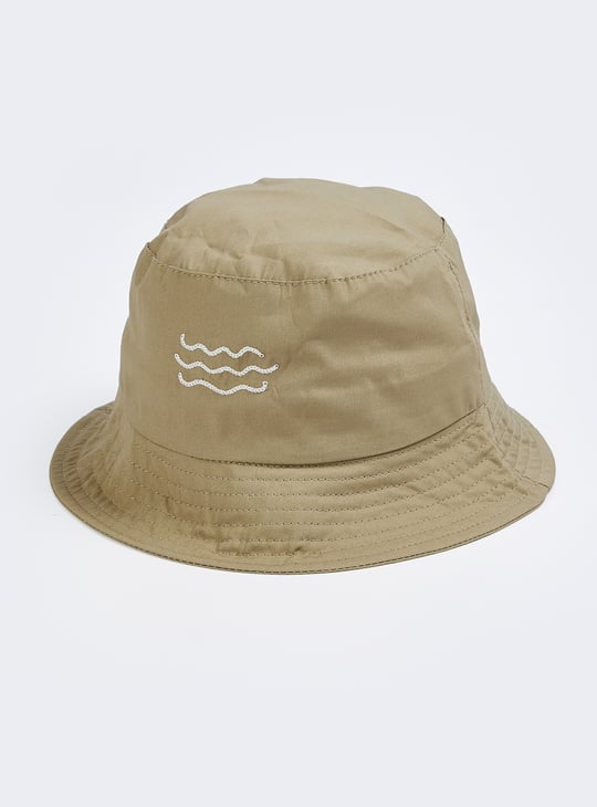 Boys Embroidered Bucket Hat