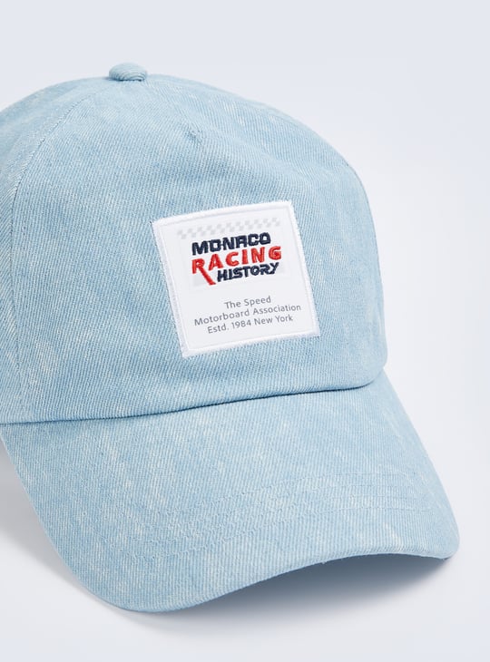 Men Applique Baseball Cap