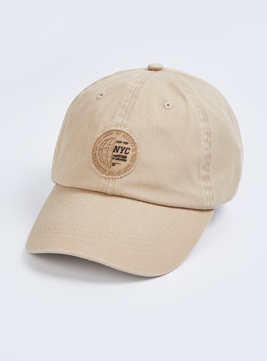 Men Applique Baseball Cap
