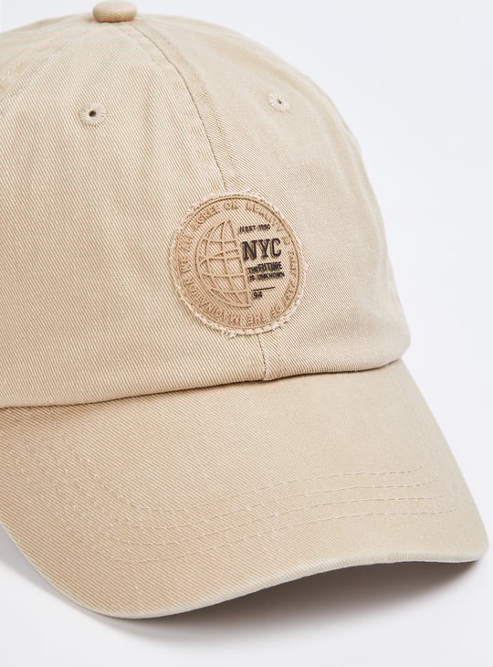 Men Applique Baseball Cap