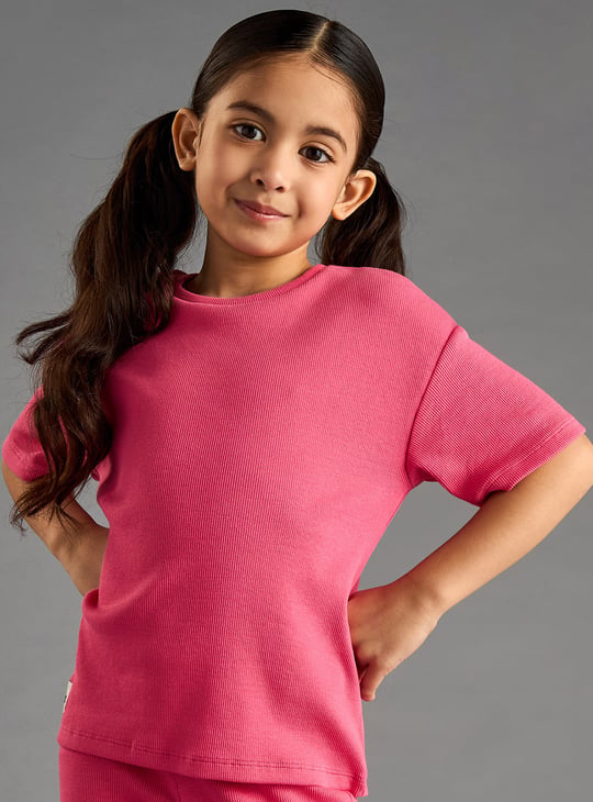 Girls Ribbed Co-ords Set