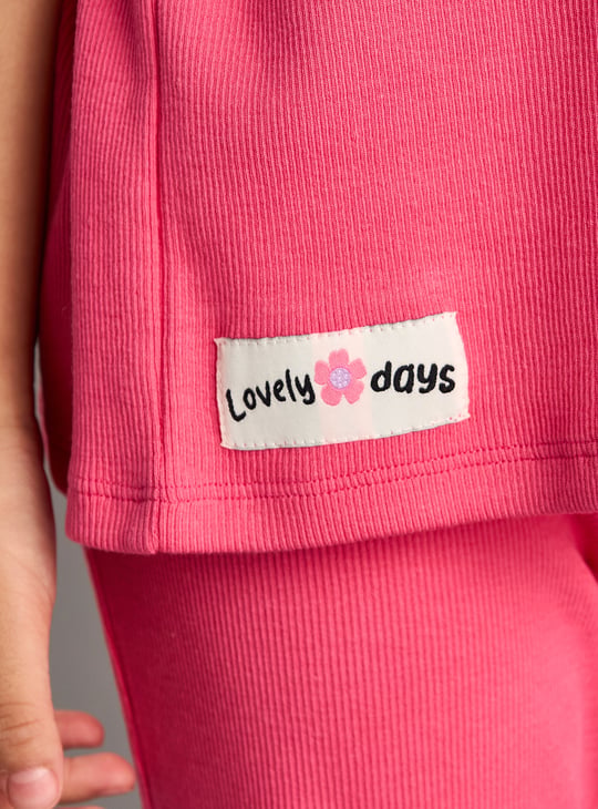 Girls Ribbed Co-ords Set
