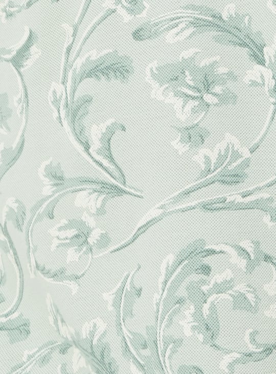 Men Floral Print Polo T-shirt