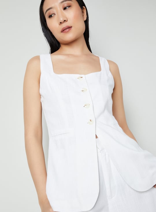 Women Solid Waistcoat