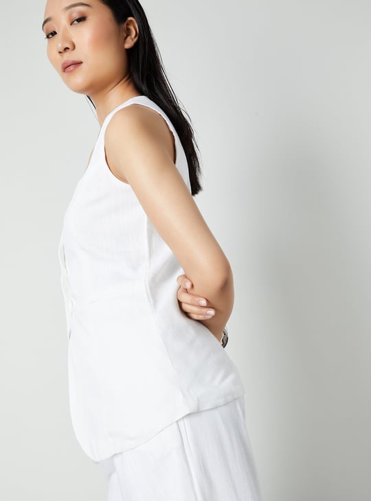 Women Solid Waistcoat