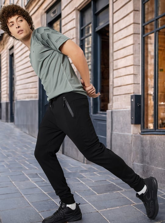 Men Solid Sports Joggers