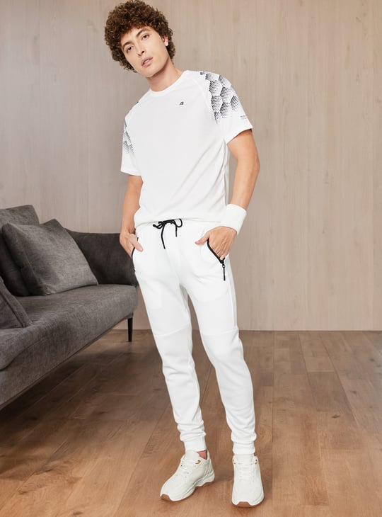 Men Solid Sports Joggers