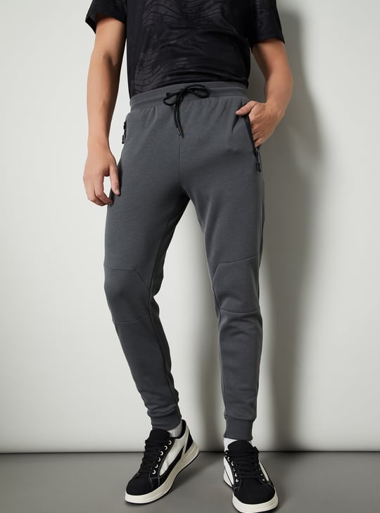 Men Solid Athleisure Joggers