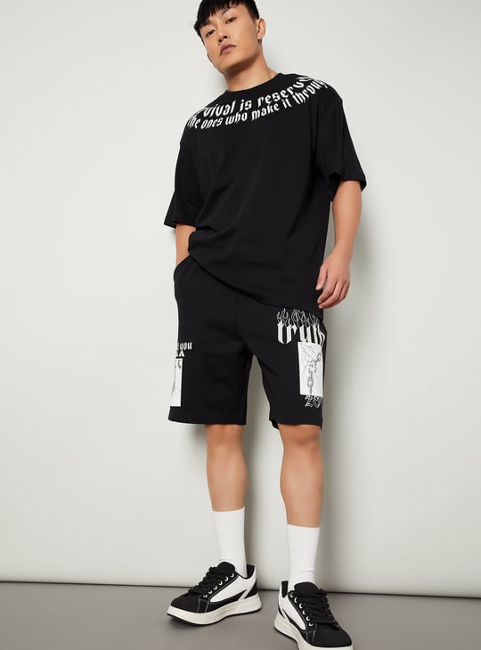 Men Printed Relaxed Fit Shorts