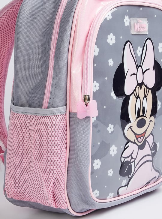 Kids Minnie Mouse Backpack with Pouch - Pack of 3