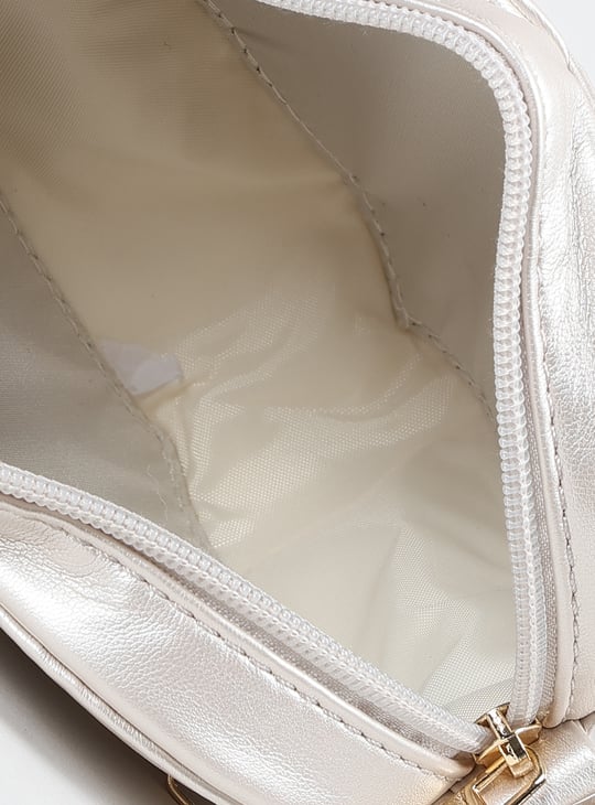 Girls Heart Shaped Sling Bag