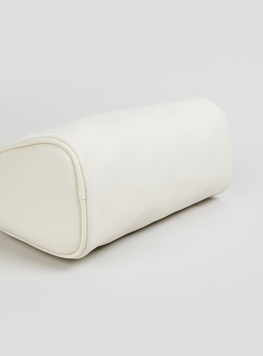 Women Solid Bowler Sling Bag