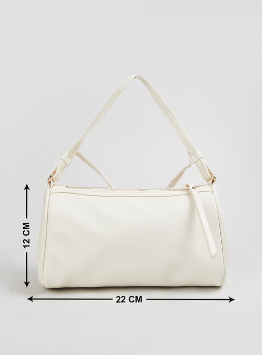 Women Solid Bowler Sling Bag