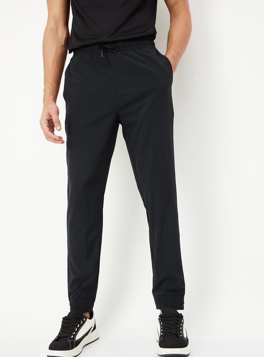 Men Solid Athleisure Joggers