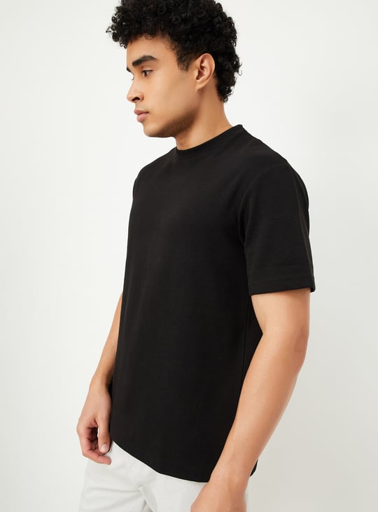 Men Textured T-shirt