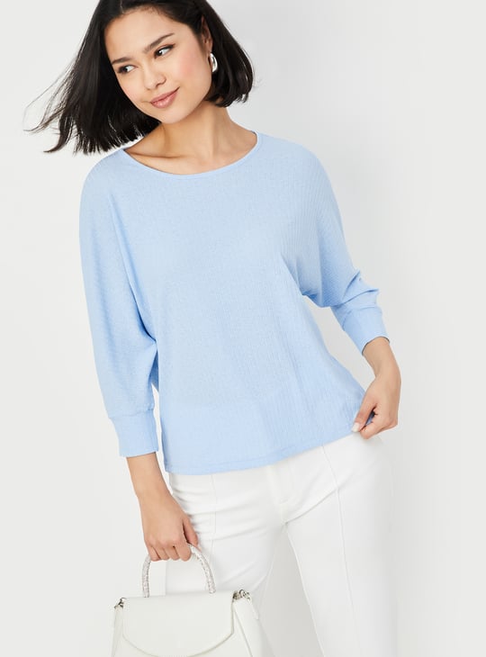 Women Ribbed Knit Top