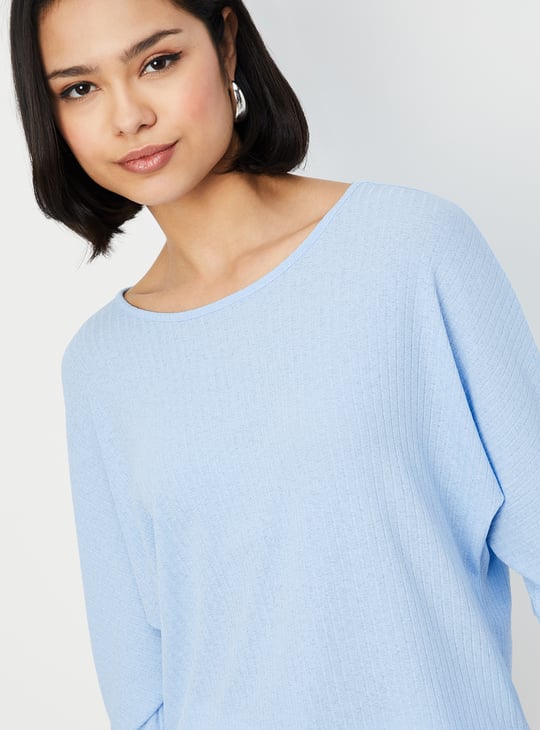 Women Ribbed Knit Top