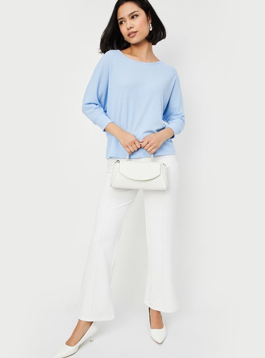 Women Ribbed Knit Top