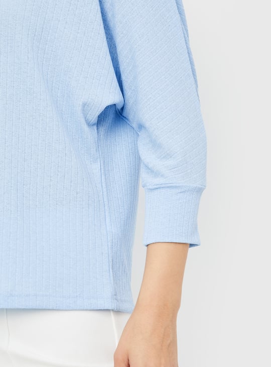 Women Ribbed Knit Top