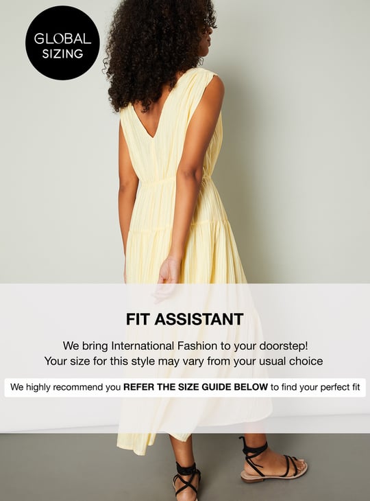 Women Textured Tiered Maxi Dress