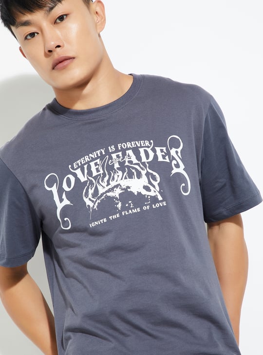 URB_N Men Printed Regular Fit T-shirt