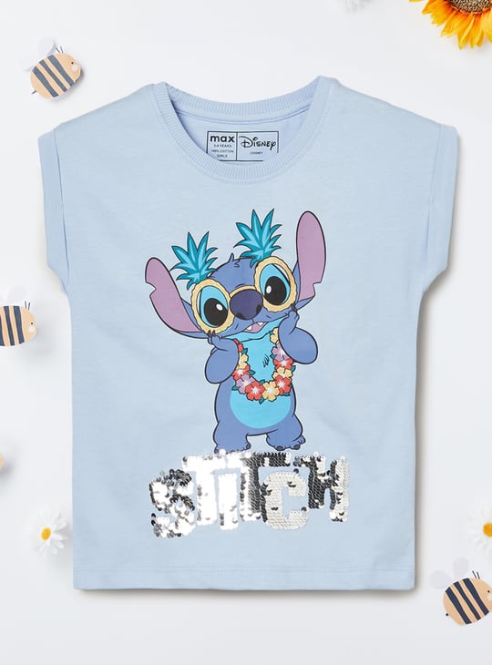 Girls Lilo & Stitch Print Top