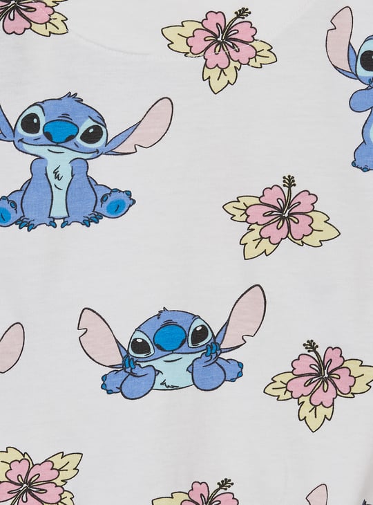 Girls Lilo & Stitch Print T-shirt