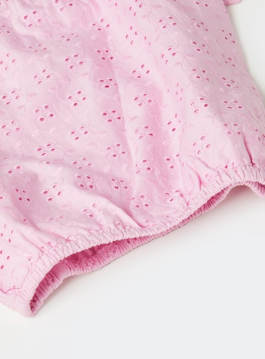 Girls Schiffli Top