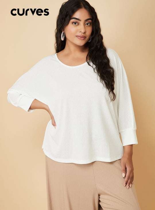 Women Ribbed Knit Top