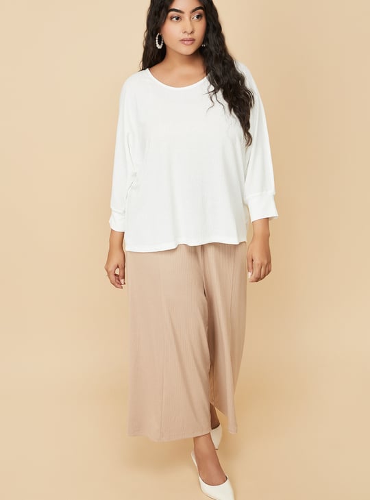 Women Ribbed Knit Top