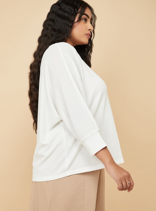 Women Ribbed Knit Top