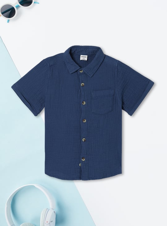 Boys Textured Shirt