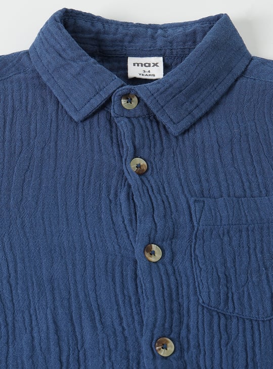 Boys Textured Shirt