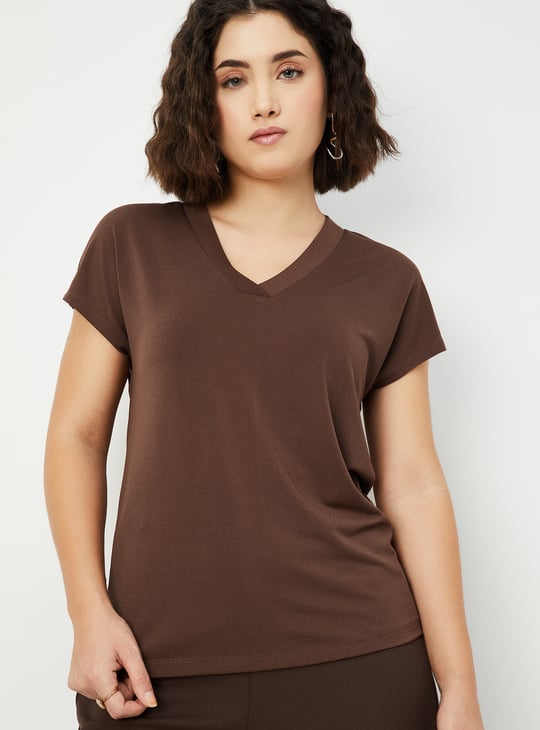 Women Solid T-shirt