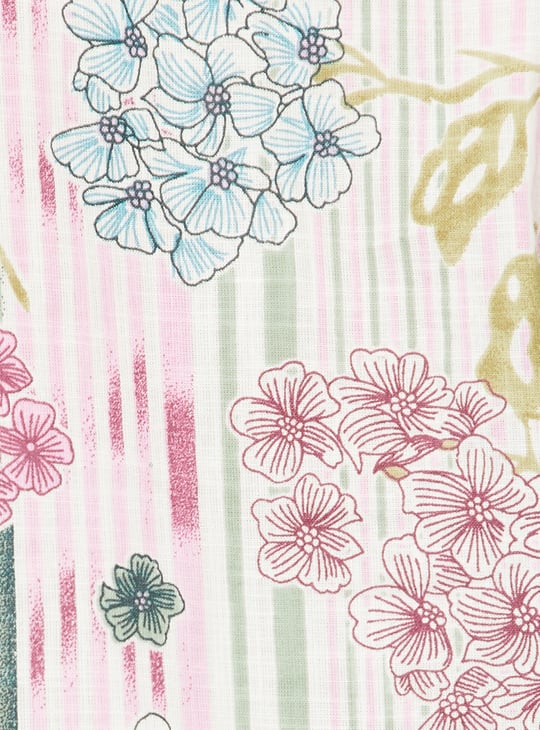 Women Floral Print A-line Kurti