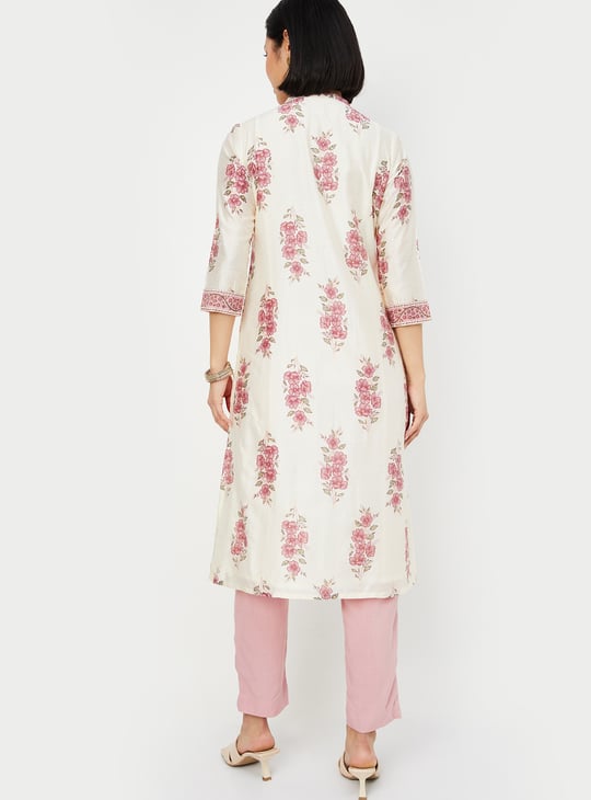 Women Printed Straight Kurta Set