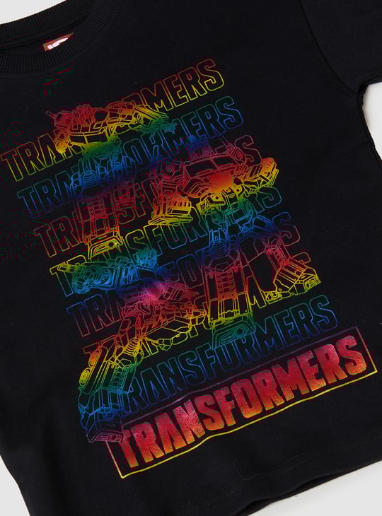 Boys Transformers Print T-shirt