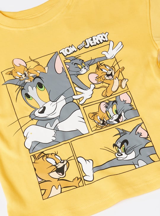 Boys Tom & Jerry Print T-shirt