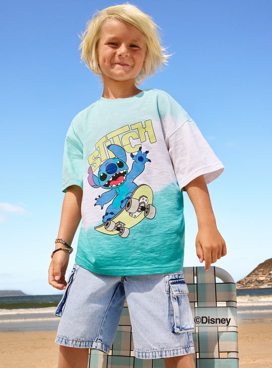 Boys Lilo & Stitch Print T-shirt