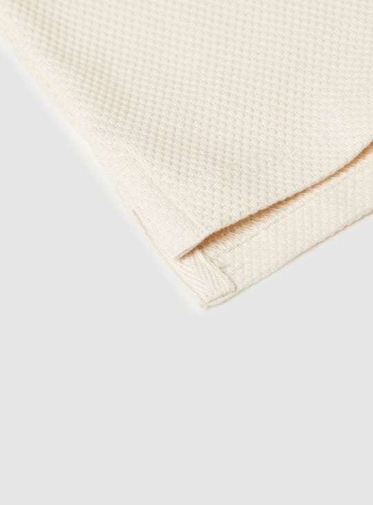 Boys Textured Polo T-shirt