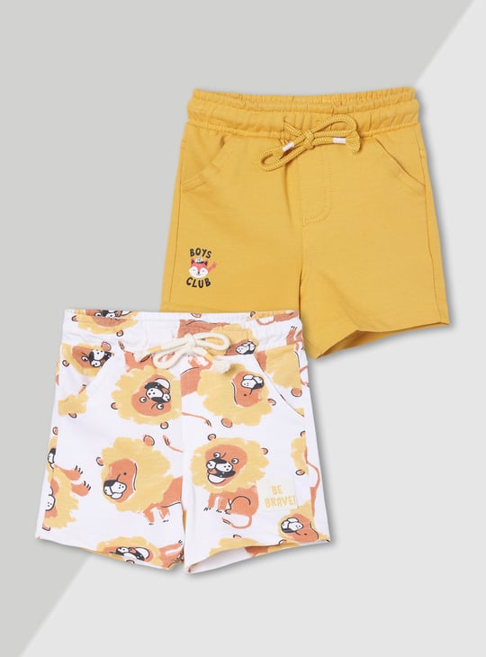 Boys Printed Shorts - Pack of 2