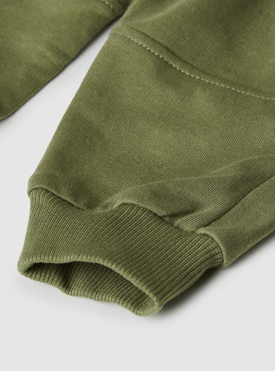 Boys Solid Knit Cargo Joggers - Pack of 2