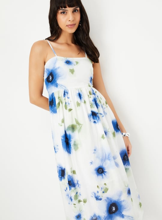 Kalki x Max Women Floral Print A-line Midi Dress