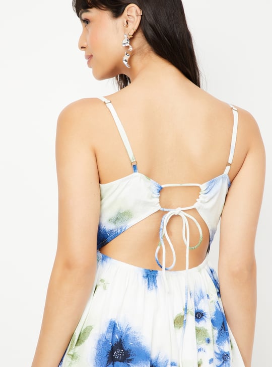 Kalki x Max Women Floral Print A-line Midi Dress