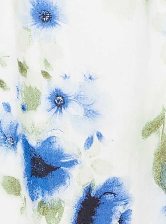Kalki x Max Women Floral Print A-line Midi Dress