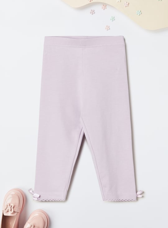 Girls Printed Leggings - Pack of 2