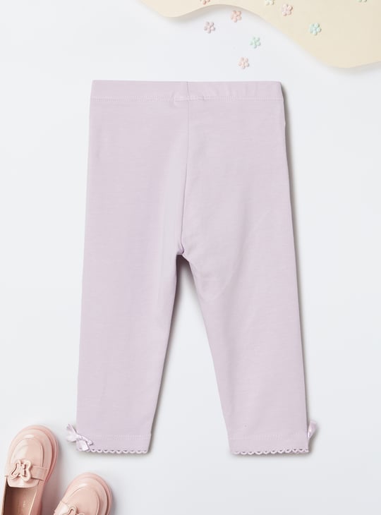 Girls Printed Leggings - Pack of 2